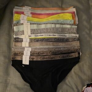 Calvin Klein Women's Colorful Panty Collection all bikini's and hipster's